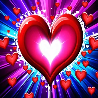 cool heart backgrounds
