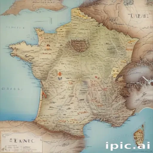 map of france