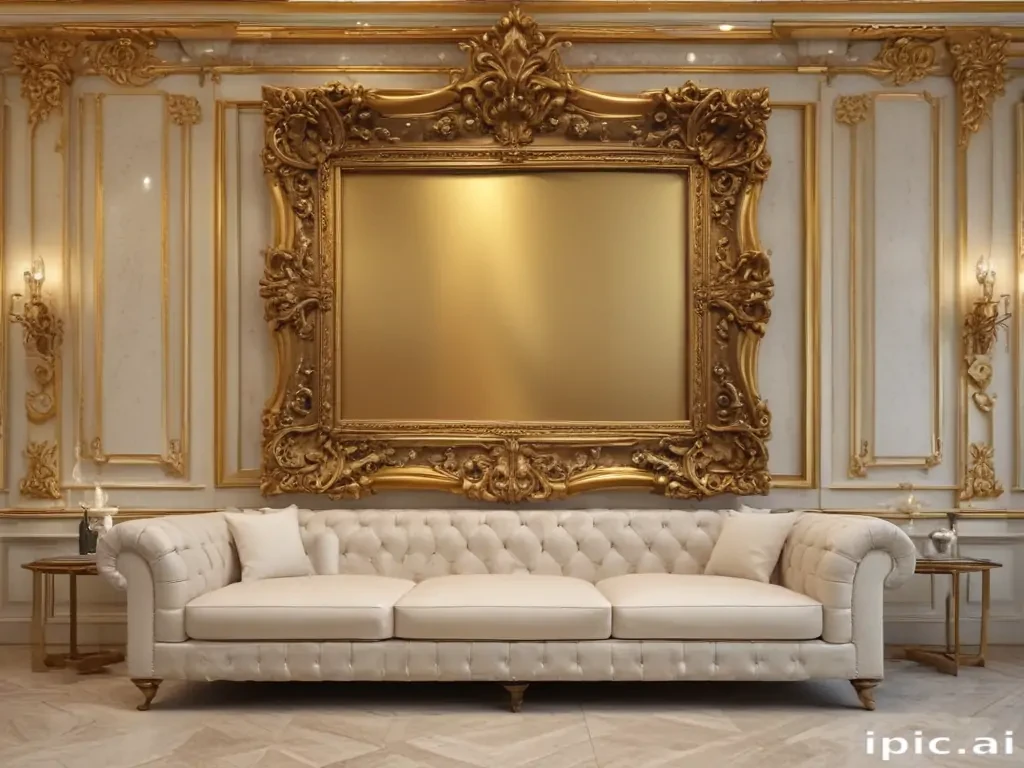 fancy gold frame