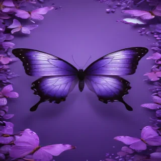 purple butterfly background