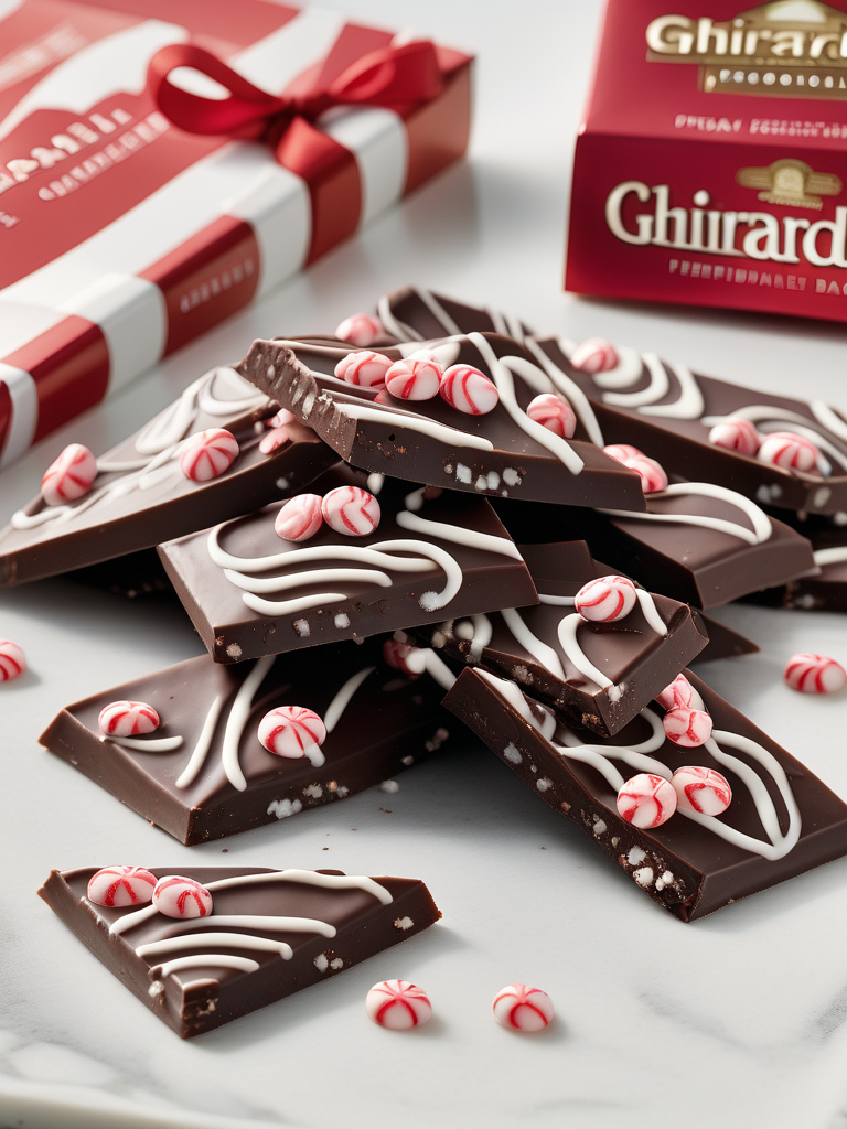 ghirardelli peppermint dark chocolate bark