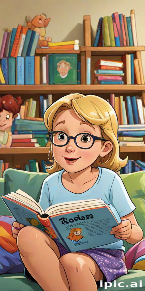 reading cartoon