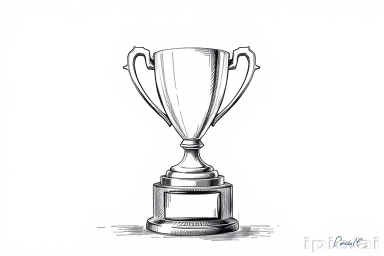 trophy drawing