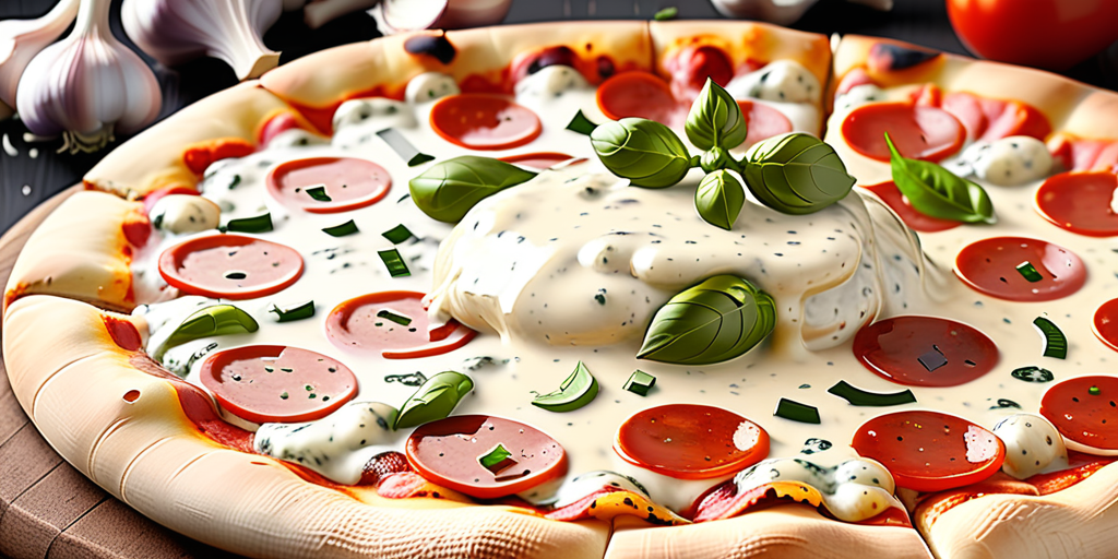 creamy garlic sauce for pizza