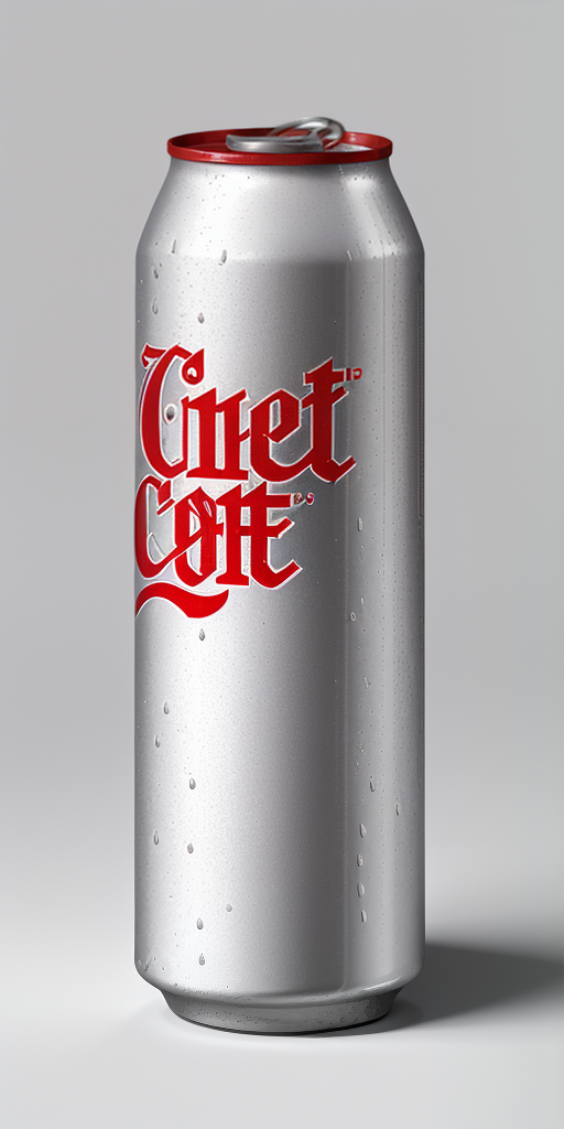 diet coke in a can