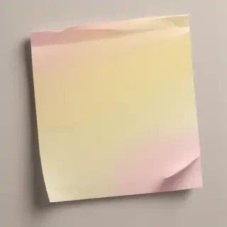 aesthetic cute sticky note png