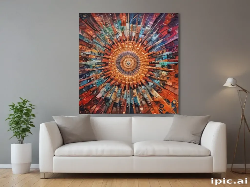 wall art mock up