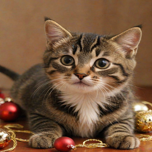 pictures of cats for christmas