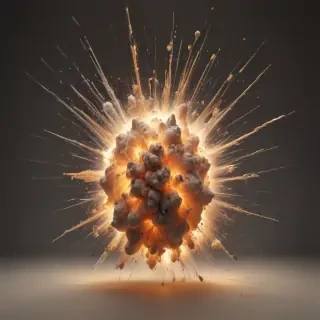 explosion transparent background