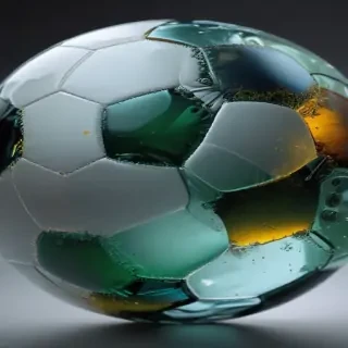 transparent soccer ball