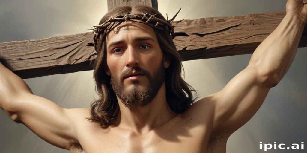 picture of jesus on cross