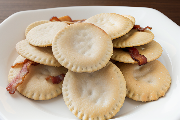 club crackers with bacon and brown sugar