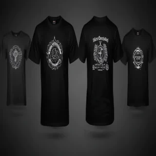 high resolution black t shirt template