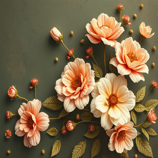 vintage flowers png