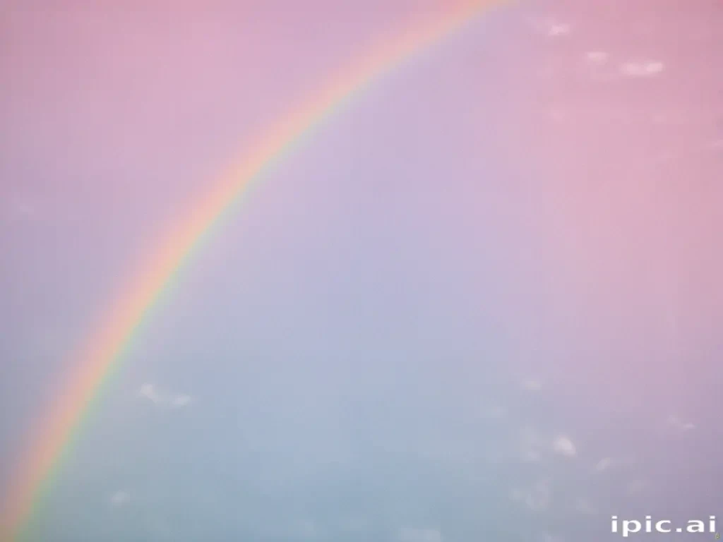 pastel rainbow