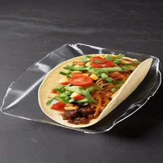 transparent taco