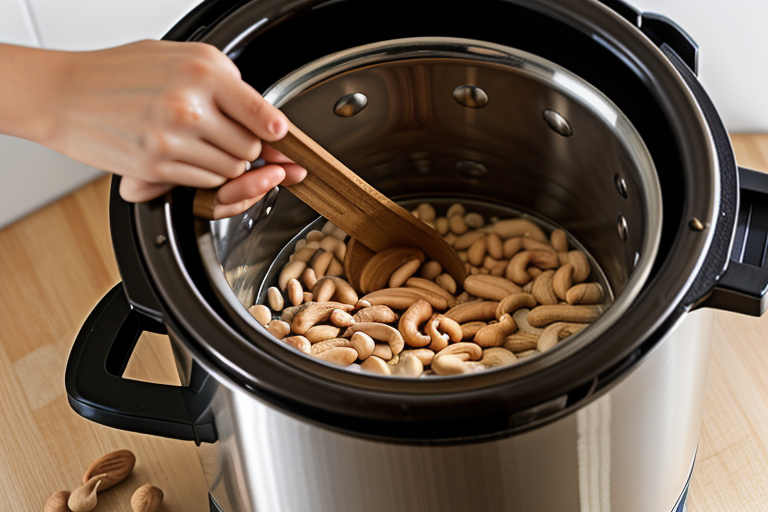 boiling peanuts in a pressure cooker