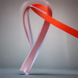 ribbon transparent