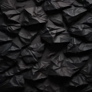 crumpled black paper