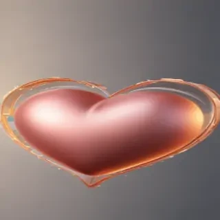 glow heart png