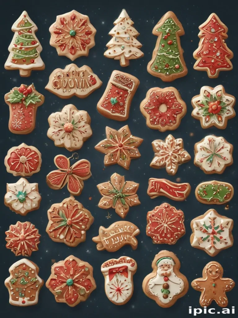 clip art christmas cookies