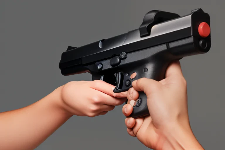 hand holding gun png
