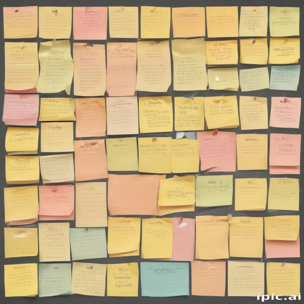 sticky notes png transparent