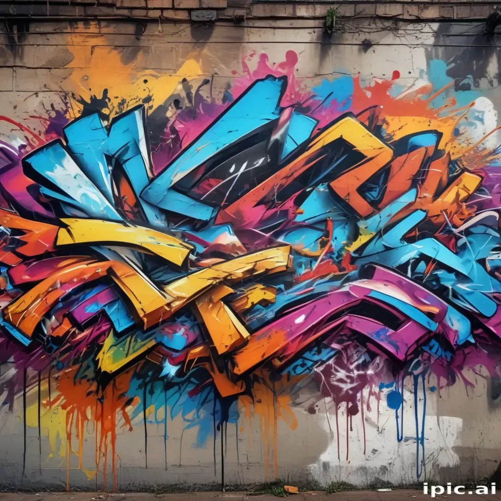graffiti art background