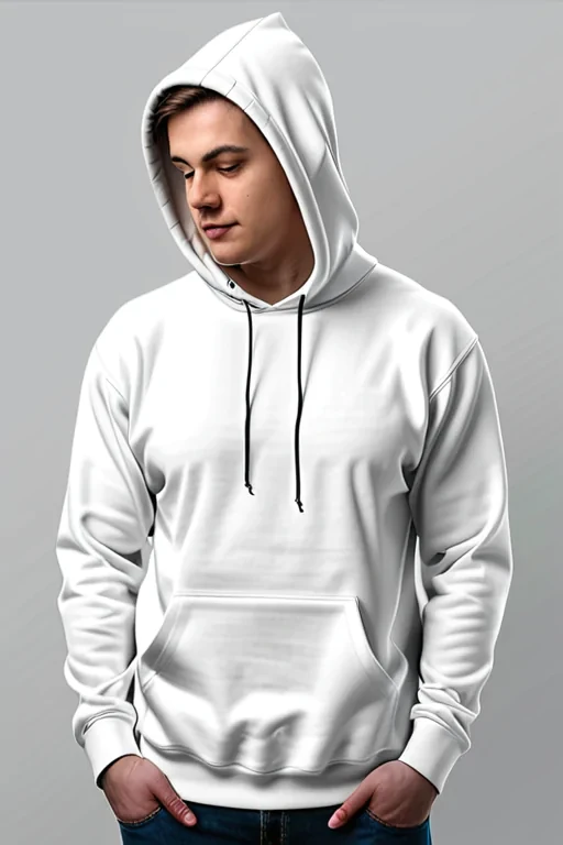 white hoodie mockup