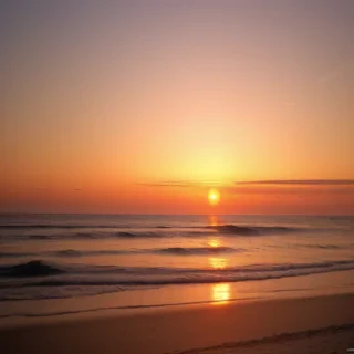 sunset at the beach wallpaper