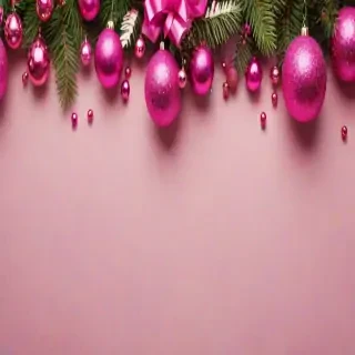 pink christmas background