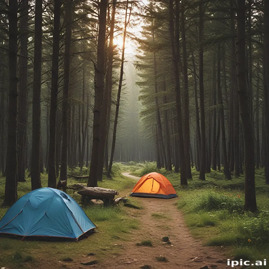 camping background pic