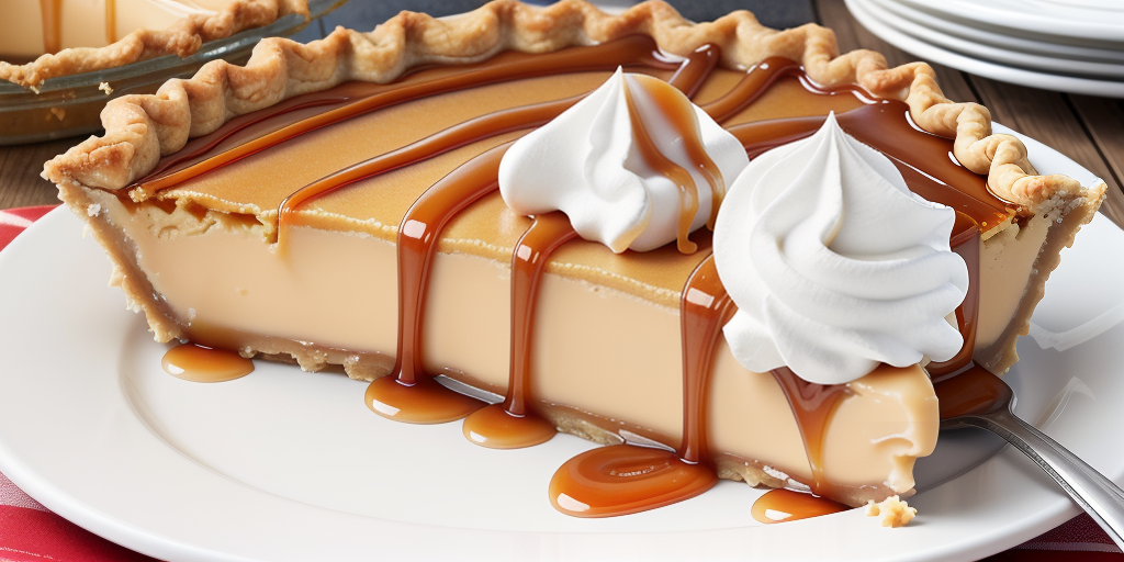 caramel pie with sweet condensed milk