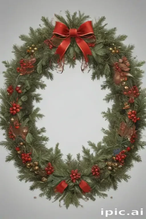 christmas wreath transparent