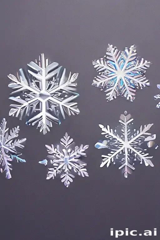 snowflakes clipart transparent background
