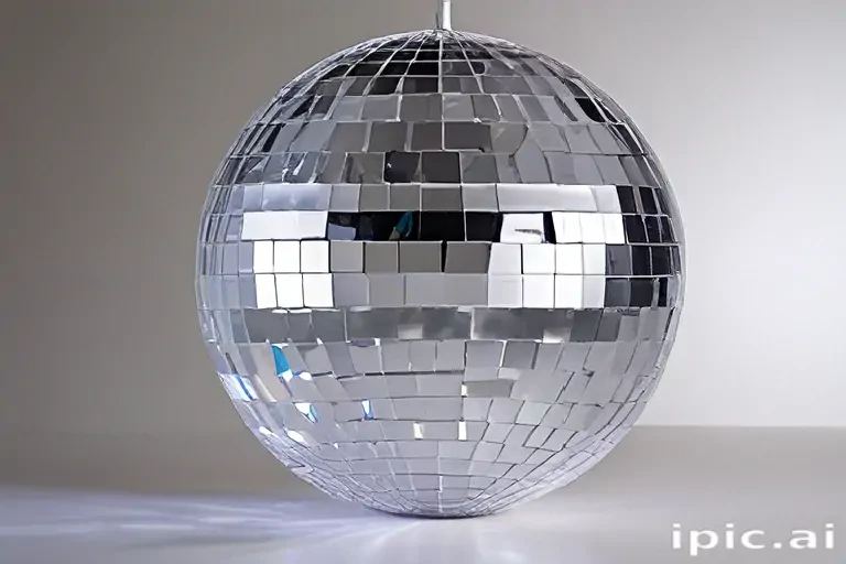 transparent disco ball