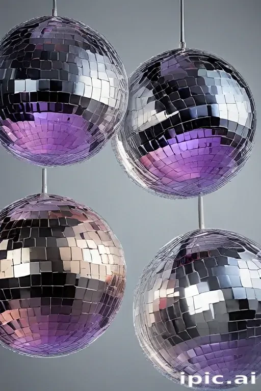 transparent disco balls