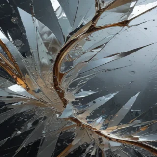 wallpaper broken glass