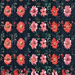 pixel flowers