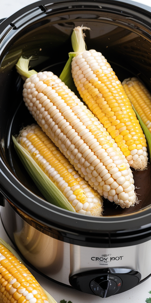 corn on the cob in a crock pot