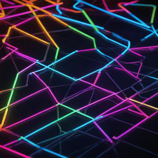 neon colorful background