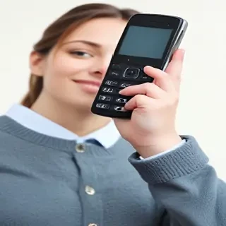 hold phone png