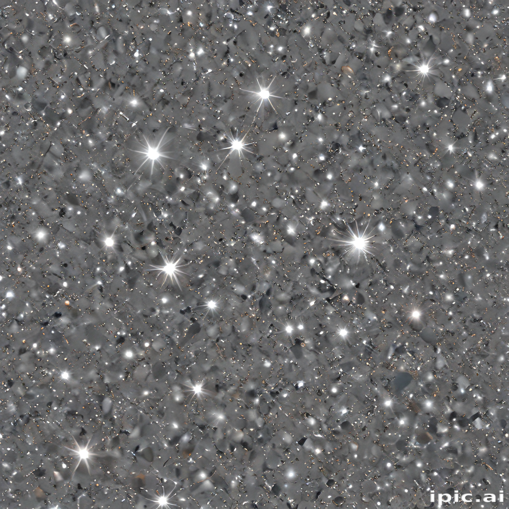 Sparkling Silver Background Filled with Shimmering Stars and Glittering ...