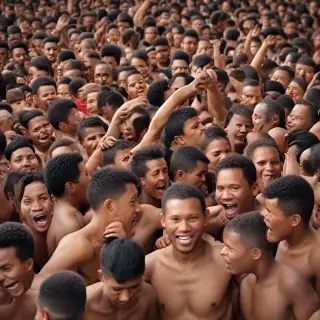 crowded png