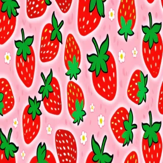 cute strawberry wallpaper