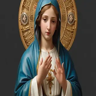 virgin mary clipart