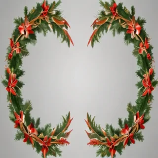 christmas wreath clip art