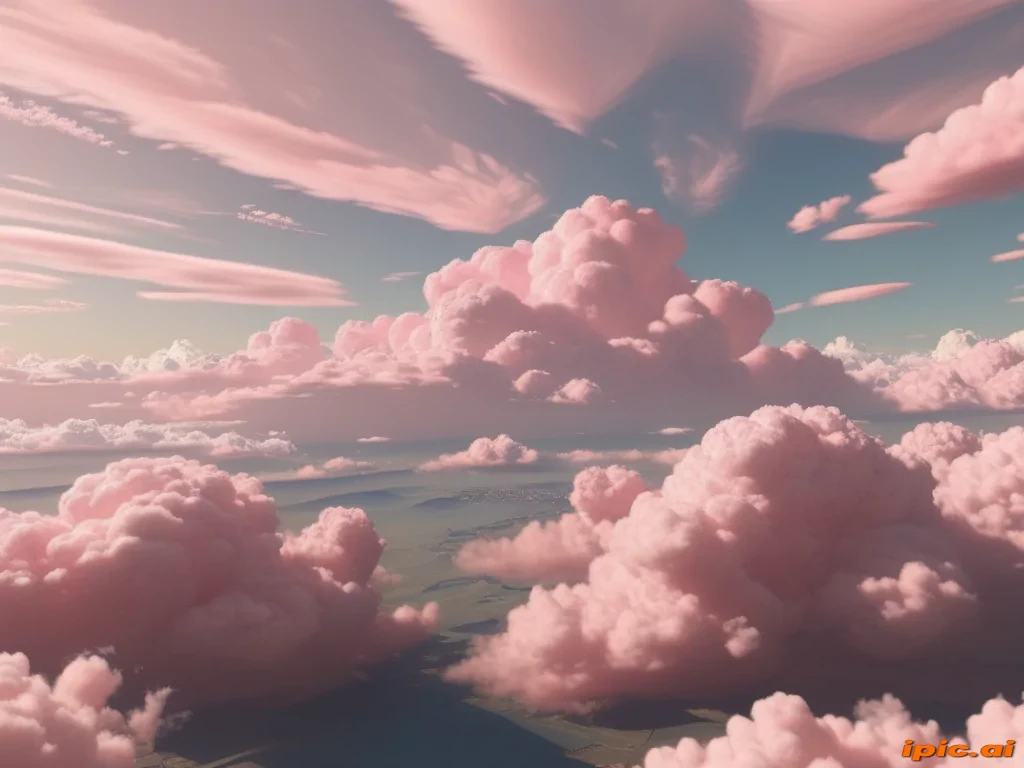aesthetic pink clouds