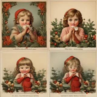 free printable vintage christmas images