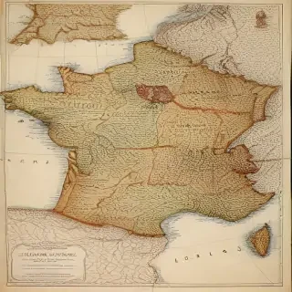 map of france